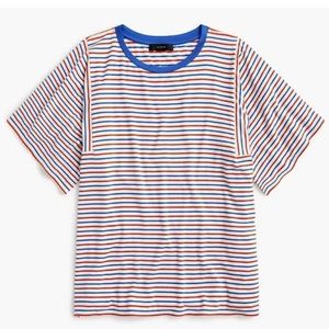 J. Crew Mixed Stripe T shirt